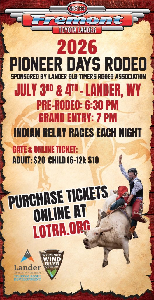 LOTRA rodeo ticket handout 2026 Page 1
