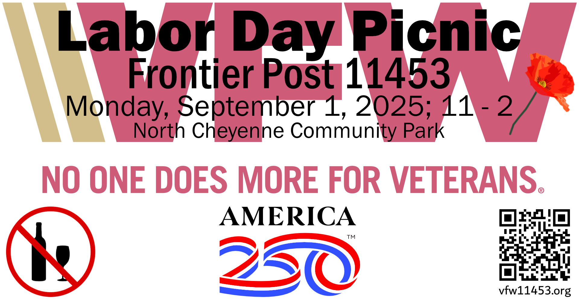 Labor Day picnic for veterans event