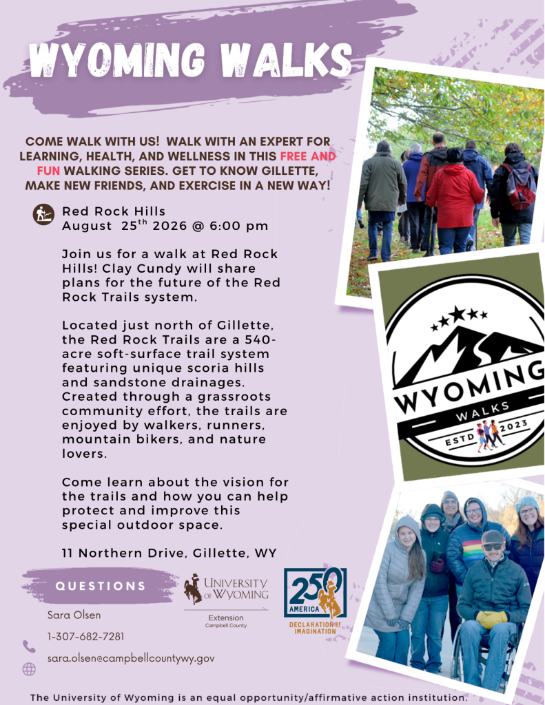 Wyoming Walks Aug. 2026